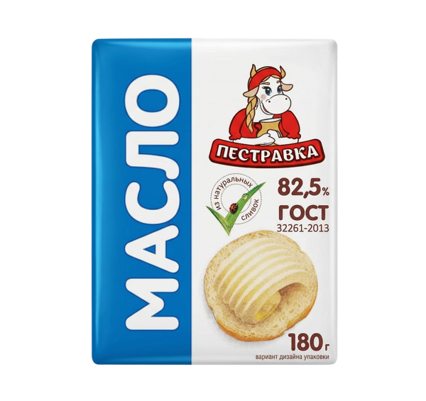 Масло сливочное традиционное 82,5% 180г 