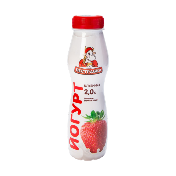 Йогурт с клубникой 2,0% 270 г.