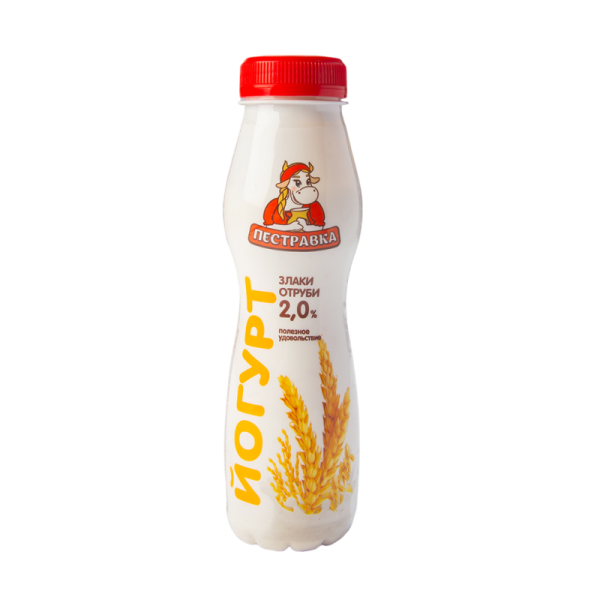 Йогурт со злаками и отрубями 2,0% 270 г.