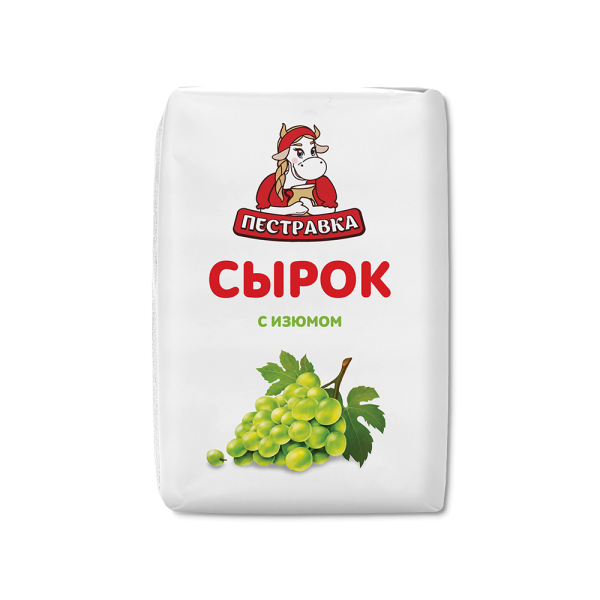 Сырок творожный с изюмом