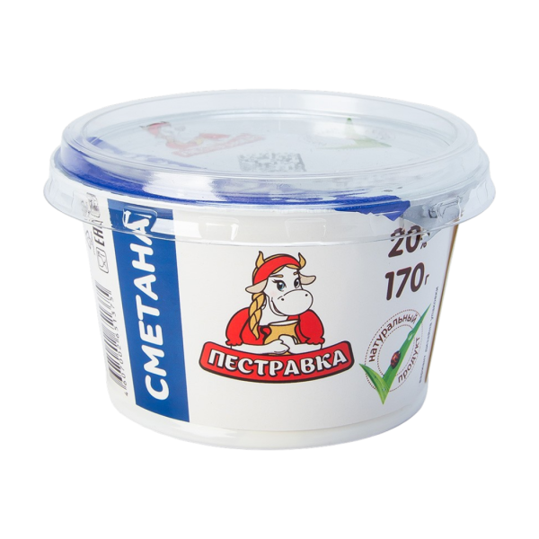 Сметана 20 % 170 г.