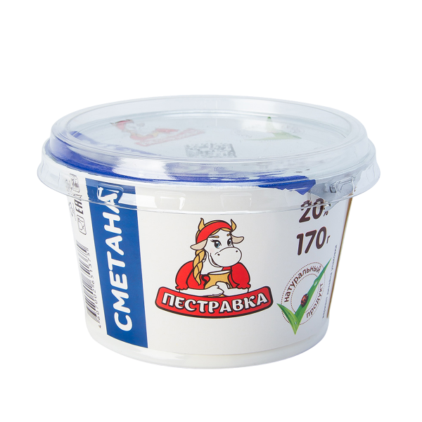 Сметана 20 % 170 г.