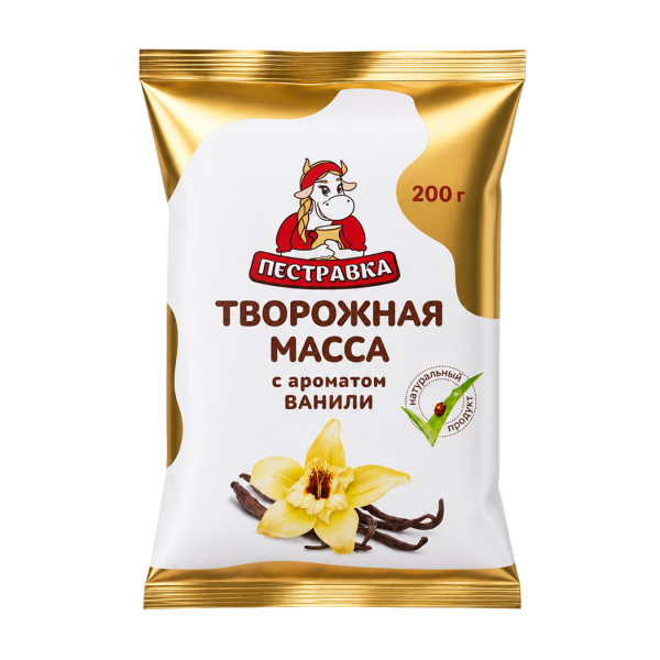 Творожная масса с ванилином 200 г.